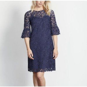 Boden Brittany Ruffle Bell Sleeves Lace Dress